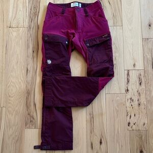 Fjallraven women’s Ken Burgundy Outdoor Pants
